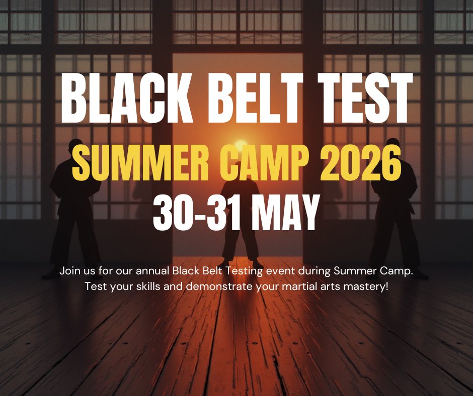 BLACK BELT TEST POSTER